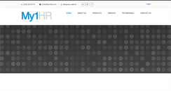 Desktop Screenshot of my1hr.com